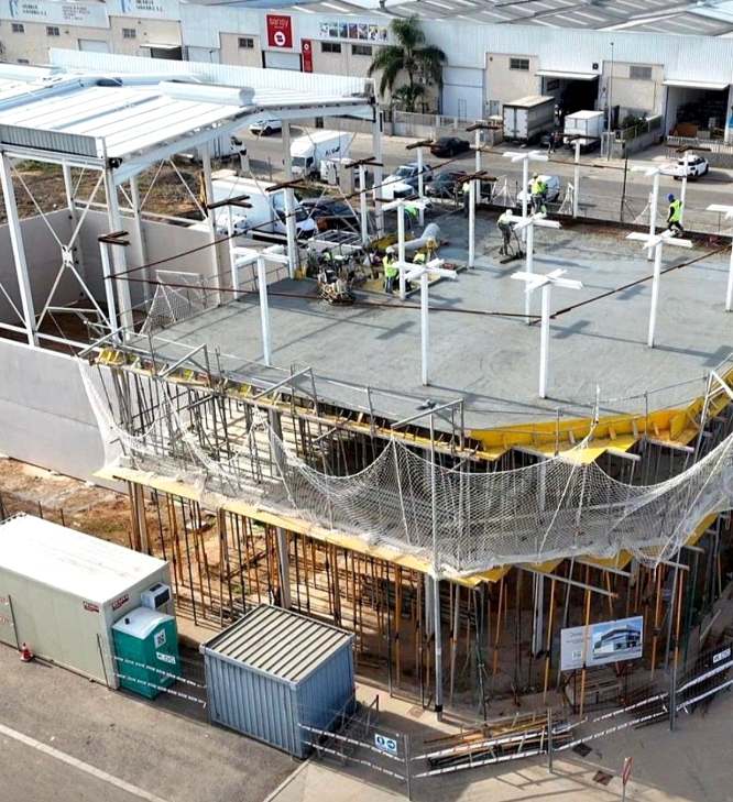 Estructura metálica acabada